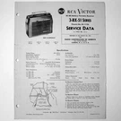 Rca Model 3-BX-51 Series Vacuum Tube Portable Radio Service Manual 1953. Fixed Price $8.55.