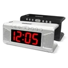 Magnavox MR41807 1.8" Dual Alarm Clock Digital Fm Radio Qi Wireless Charging Aux. Fixed Price $9.99.