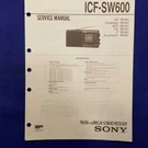 Sony ICF-SW600 Service Manual Original Paper Oem Repair Guide Usa. Fixed Price $24.23.