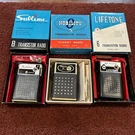 3 Vintage Transistor Radios. Sublime, Nobility, Lifetone, W/ Boxs Selling As Is.. Fixed Price $30.00.