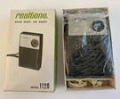 Rare Vintage Realtone Solid Statr Am Radio Model 1120 Read. Fixed Price $20.00.