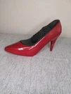 1987 Columbia Telecom Red High Heel Shoe Retro Radio (needs Repair). Fixed Price $22.00.