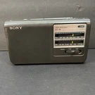 Sony ICF38 Portable Am/fm Radio (black) Tested Batteries And Cord. Fixed Price $21.97.