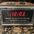 Vintage General Electric Am/fm Radio Alarm Clock Model 7-46200. Fixed Price $24.99.