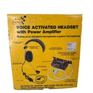Vintage Sears Voice Activated Headset With Power Amplifier Original Box. Fixed Price $39.99.