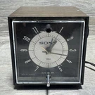 Vtg Sony Clock Modern Solid State Alarm Transistor Am Radio 6RC-23 Mid-century. Fixed Price $9.95.