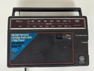 Am Fm Portable Radio 7-2850B Two-way Power Handle Tuner Sticker Vintage. Fixed Price $23.99.