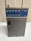 Vtg General Electric Am/fm Portable Headset Radio 7-1150B Silver Works!. Fixed Price $7.95.