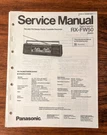 Panasonic RX-FW50 Radio Cassette Service Manual *original*. Fixed Price $24.97.