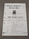 Jvc Model AW-6000 "R-2 & R-3" Service Note D-3500. Fixed Price $54.95.