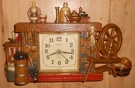 Burwood 2583 New Haven Wall Clock Fireplace Sewing 3D Plaque. Fixed Price $22.95.