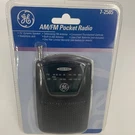 Radio Transistor 7-2585 Pocket Am Fm Travel General Electric New In Package. Fixed Price $22.00.