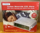 New Carbon Monoxide Alarm Clock Am / Fm Radio Voice Warning Battery Back-up. Fixed Price $25.99.