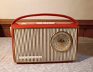 Telefunken Kavalier Germany Transistor Radio Red Early 1960'S *tested* *works*. Fixed Price $299.99.