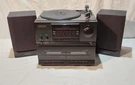 Soundesign Stereo Component System Record Player Cassette Am/fm Radio Speakers. Fixed Price $42.95.