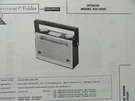 Original Sams Photofact Manual Hitachi Model XH-1500 (541). Fixed Price $6.99.