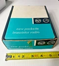 Rca New Pockette Transistor Radio 4RH11 - Empty Box Only. Fixed Price $9.99.
