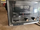 Flip Clock Alarm Vintage Radio General Electric Walnut Grain 7-4415A Works. Fixed Price $75.00.