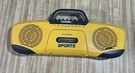 Sony Sports CFS-903 Yellow Boombox High Quality Audio Water Resistant. Fixed Price $34.99.
