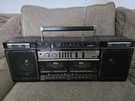 Vintage Sanyo M-W225 Am/fm Stereo Double Cassette Boombox Tested Working.... Fixed Price $99.99.