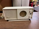 Vintage Radio, Rca Solid State Model RLC20Y, White/olive, 1968 Mid-century. Fixed Price $29.95.