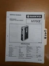 Sanyo Service Manual Original Repair Book Mini Tape Recorder 642B. Fixed Price $19.98.
