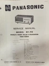 Panasonic RF-90 Am/fm 9-TRANSISTOR Table Radio Service Manual. Fixed Price $15.00.