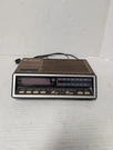 Vintage Am Fm Clock Radio Two Wake Times Woodgrain Brown 7-4818B Alarm Backup. Fixed Price $21.99.