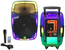 Mr Dj PL15FLAME 15" Portable Translucent Bluetooth Speaker. Fixed Price $139.99.