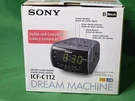 New Vtg Sony Dream Machine ICF-C112 Black Fm/am Clock Radio Read. Fixed Price $79.99.