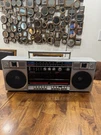 Soundesign 80 Boombox Stereo 4684 Works! Ghetto Blaster Am Fm Radio Cassette. Fixed Price $149.95.