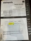 Aiwa NSX-V2100 CX-NV2100 Repair Service Manual From The Usa **original**. Fixed Price $28.99.