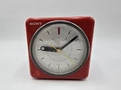 Vintage Sony Fm/am Clock Radio 4.5" ICF-A10W (red) Vivaldi Spring Melody. Fixed Price $175.00.