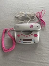 Mattel Barbie Telephone, Radio, Alarm Clock Gray And Pink Tested BE377 Vtg 2000. Fixed Price $28.00.