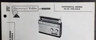 Continental Model AC-50 & TFM-1150-B Portable Transistor Radio Photofact. Fixed Price $6.00.