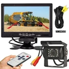 Rca Cvbs 7'' Monitor Rear View Backup Camera Night Vision Parking Truck Bus. Fixed Price $57.00.