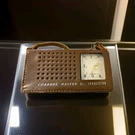 Vtg Working 1961 Channel Master 6506 Transistor Radio Leather Case, Blue Knobs. Fixed Price $48.99.