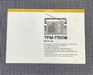 Sony TFM-7150W Vintage Portable Fm-am Radio Operating Instructions J0291. Fixed Price $14.79.