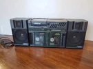 Yorx Model BP1000 Rare 3 Cassette Recorder Player Am/fm Boombox Detach Speakers. Fixed Price $249.00.