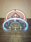 Vintage Hypersonic Retro Neon Acrylic Lighted Am/fm Radio Model 8802C. Fixed Price $85.55.