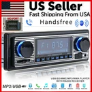 Bluetooth Vintage Car Fm Radio MP3 Player Usb Classic Stereo Audio Receiver Aux. Fixed Price $16.79.