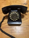 Retro Landline Working Rotary Telephone Black Table Top. Fixed Price $39.98.