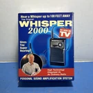 Whisper Personal Sound Amplifier As Seen Tv WS-2000 Working. Fixed Price $22.00.