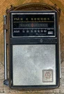 Vintage General Electric Am/fm Two Way Power Radio Leather P-1844B. Fixed Price $30.00.