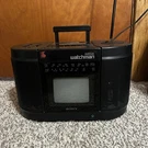 Vtg Sony Mega Watchman Tv Am Fm Radio Cassette FD-555 Tested Works. Fixed Price $54.99.
