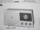 Westinghouse H-756T5 & H-757T5 Radio Photofact. Fixed Price $6.50.