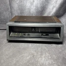Vtg General Electric Red Alarm Clock Am Fm Radio Wood Grain 1970 - 1980S Read. Fixed Price $18.00.