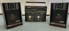 Vtg Yorx BP-1000 3 Cassette Player Tcp Am/fm Boombox Detach Stereo Speakers. Fixed Price $349.99.