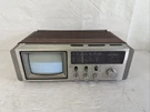 Vintage Jc Penney Ac/dc Battery Radio/crt Tv Combo Wood Grain -working -nice. Fixed Price $149.95.