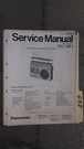 Panasonic RX-1461 Service Manual Original Repair Book Radio Tape Deck Player. Fixed Price $25.00.